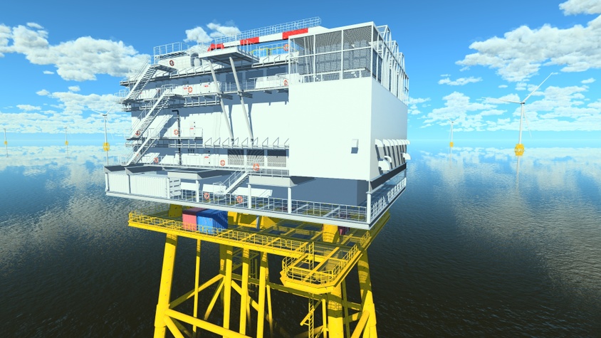 Present offshore technical infrastructures